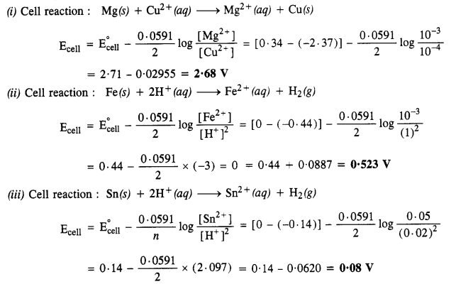 NCERT Solutions for Class 12 Chemistry Chapter 3 Electrochemistry 11