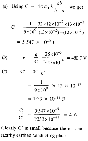 NCERT Solutions for Class 12 Physics Chapter 2 Electrostatic Potential and Capacitance 46