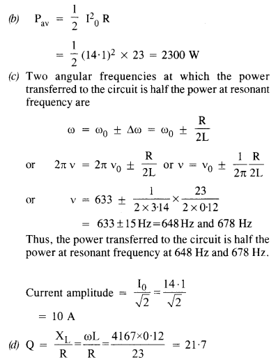 NCERT Solutions for Class 12 Physics Chapter 7 Alternating Current 28