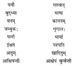 NCERT Solutions for Class 10 Sanskrit Shemushi Chapter 2 बुद्धिर्बलवती सदा Additional Q6.3