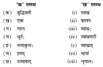 NCERT Solutions for Class 10 Sanskrit Shemushi Chapter 2 बुद्धिर्बलवती सदा Additional Q7