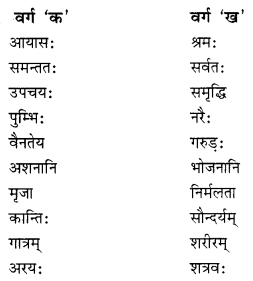 NCERT Solutions for Class 10 Sanskrit Shemushi Chapter 3 व्यायामः सर्वदा पथ्यः Additional Q5.2