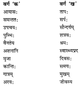 NCERT Solutions for Class 10 Sanskrit Shemushi Chapter 3 व्यायामः सर्वदा पथ्यः Additional Q5