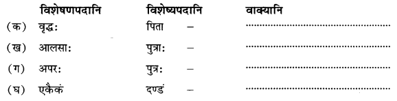 NCERT Solutions for Class 10 Sanskrit Shemushi Chapter 8 विचित्रः साक्षी Additional Q8.1