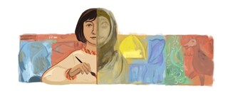 Google डूडल नजीहा सलीम का जश्न मनाया है Google डूडल कलाकृति नाज़ीहा सलीम की पेंटिंग शैली और कला की दुनिया में उनके लंबे समय से योगदान दिया है