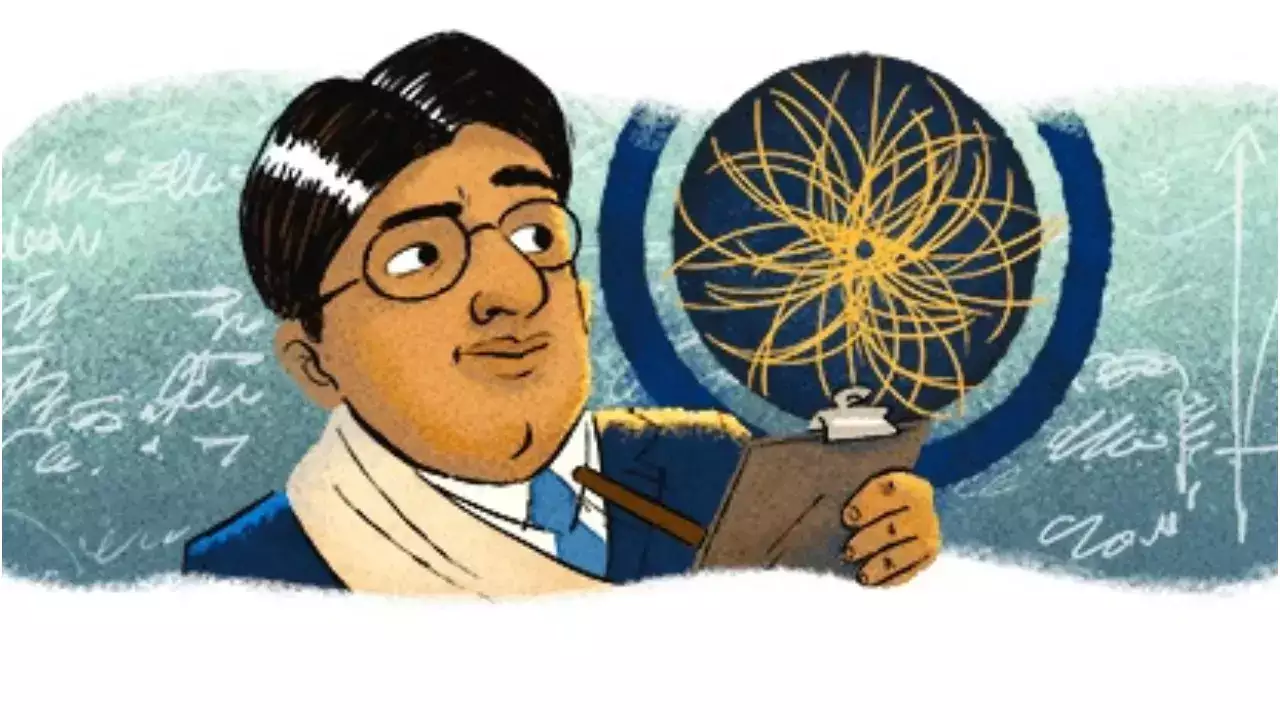 Google pays tribute to Indian mathematician and physicist Satyendra Nath Bose with artistic doodle
