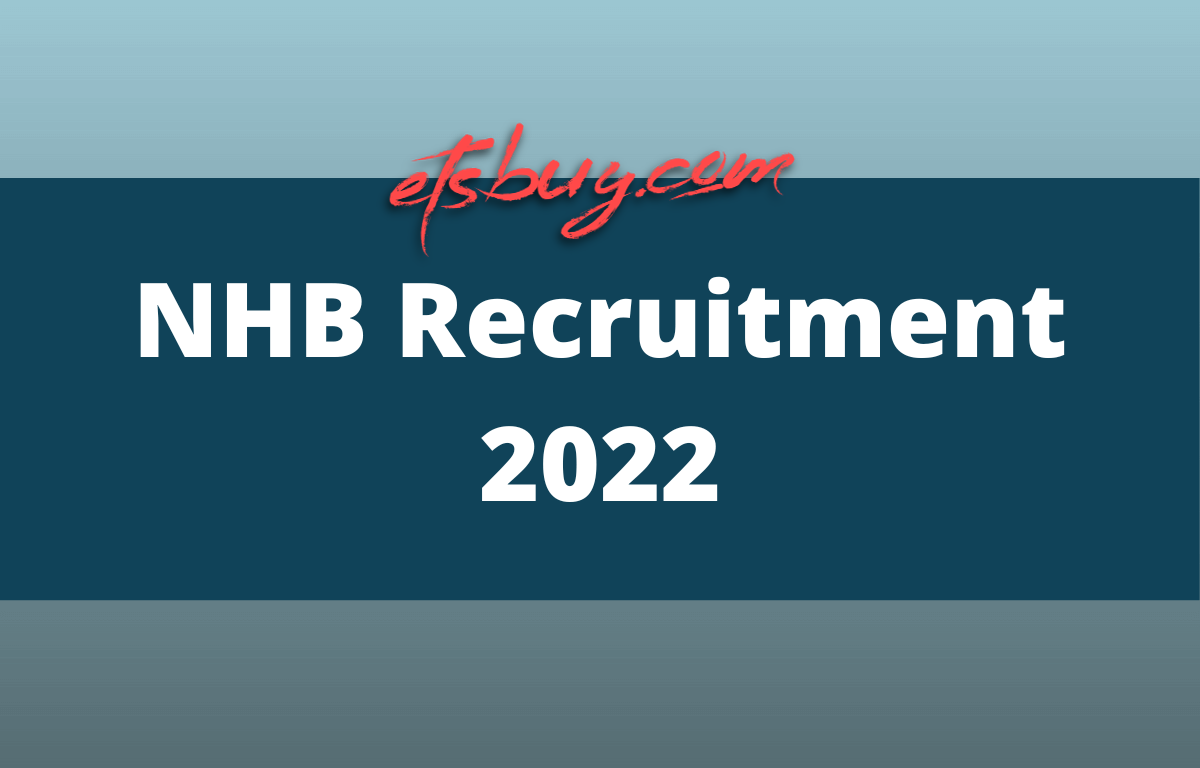 NHB Recruitment 2022