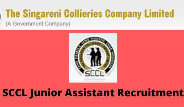 SCCL Junior Assistant Recruitment 2022