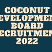 Coconut Development Board Recruitment 2022,Notification Out for 77 Vacancies