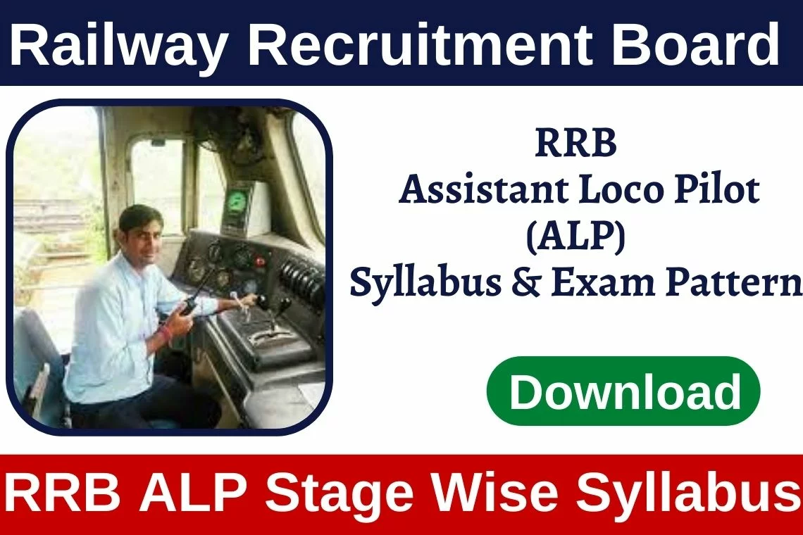 RRB ALP Syllabus 2023 PDF Download | RRB Loco Pilot Exam Pattern 2023 | Railway Assistant Loco Pilot Syllabus | RRB ALP Recruitment 2023 Syllabus | CBT 1 & 2 | Official Website.