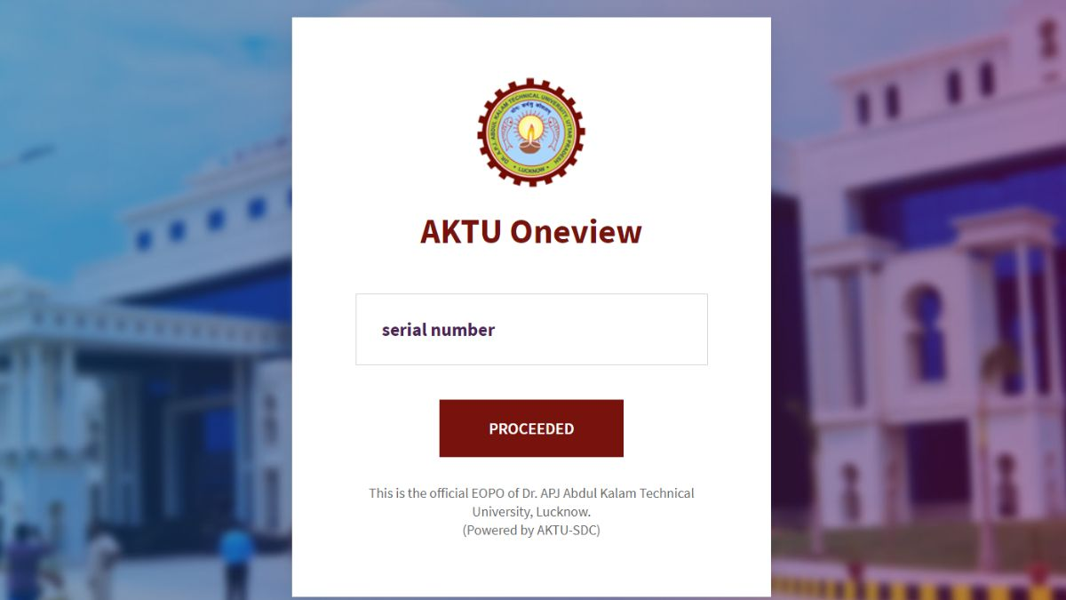 AKTU One View Result 2023 Declared for BTech 2nd and 4th Semesters - Check Your Scores Here