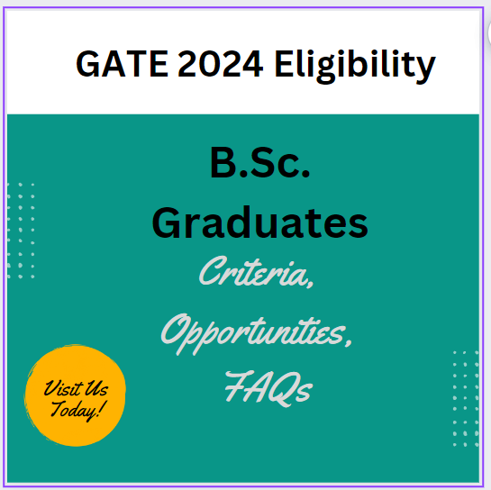 Conclusion: The GATE 2024 exam extends its eligibility to B.Sc. graduates, offering numerous opportunities for higher education, career growth, and research prospects. Aspirants should carefully review the eligibility criteria and leverage the benefits GATE presents for a successful career path in engineering and related fields.