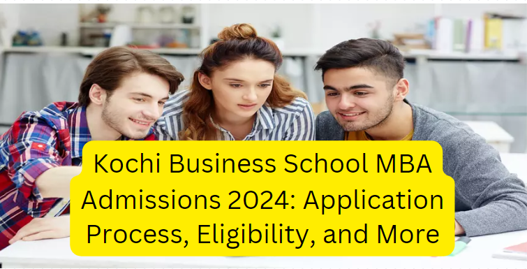 Kochi Business School (KBS), Ernakulam, has initiated the application process for its MBA program 2024, available in online mode. Prospective candidates meeting the eligibility criteria can apply through the official website - kbs.edu.in. KBS considers CAT/CMAT/KMAT entrance exam scores for MBA admissions.