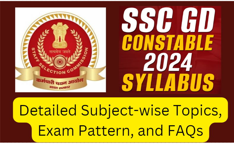 SSC GD Syllabus 2024: Detailed Subject-wise Topics, Exam Pattern, and FAQs