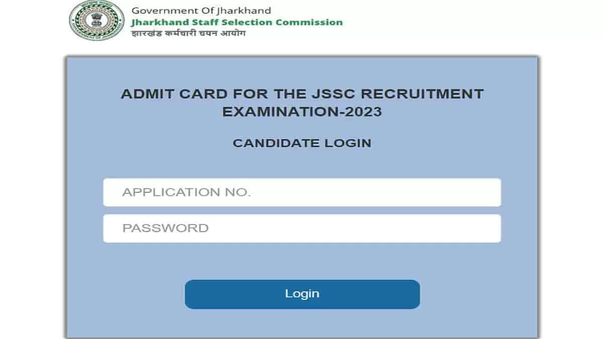 JSSC Teacher Admit Card 2024 Released at jssc.nic.in